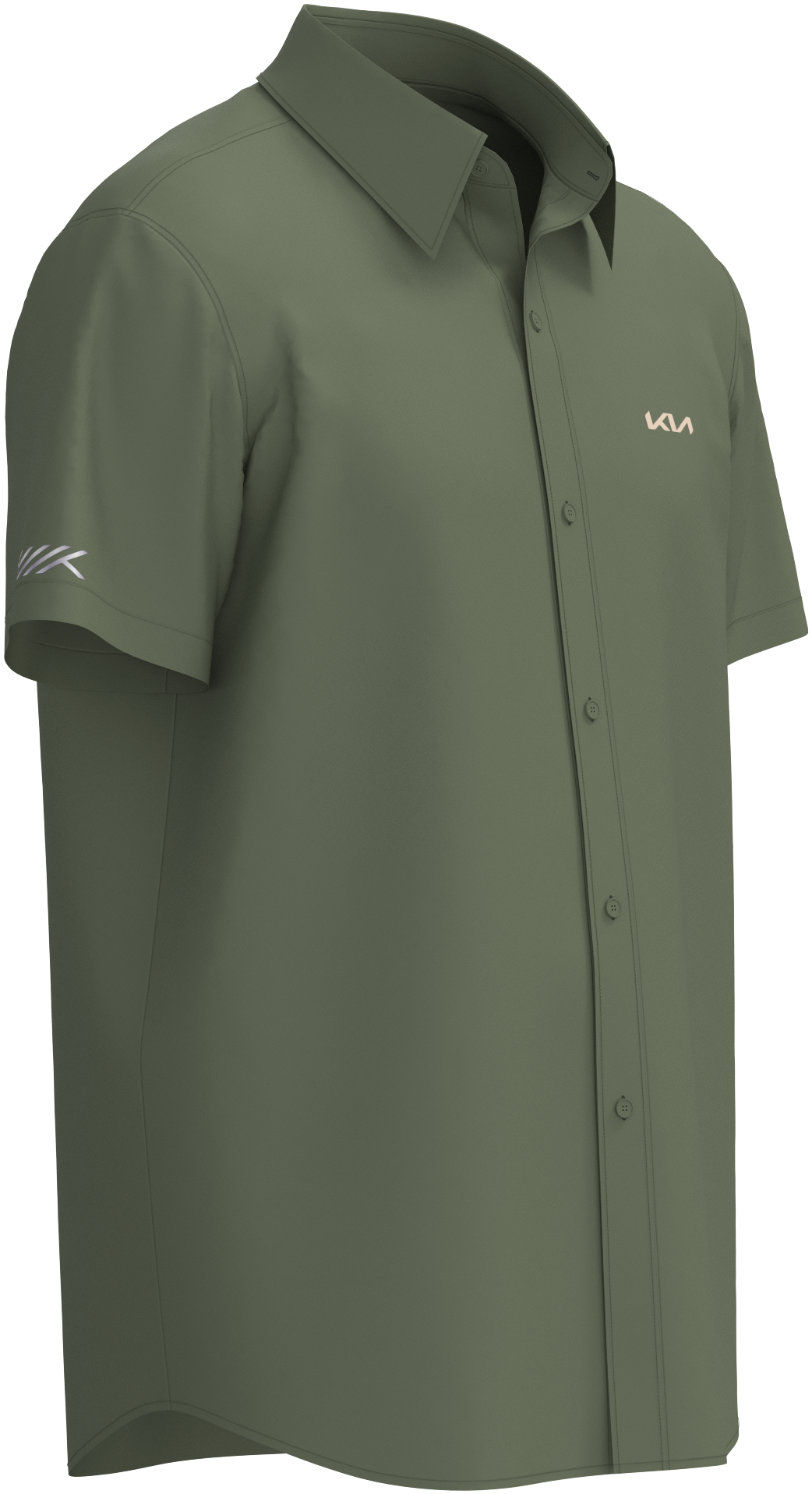 Camisa Con Charretera Manga Corta