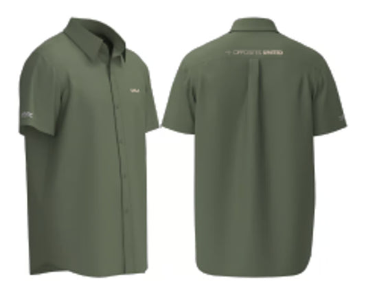 Camisa Con Charretera Manga Corta