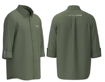 Camisa Con Charretera Manga Larga