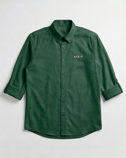 Camisa Con Charretera Manga Larga